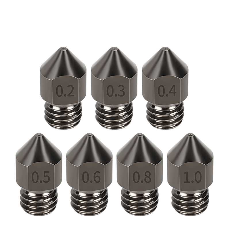 3D Printer Hotend Kit - Süper Sertleştirilmiş Çelik Nozul MK8 5