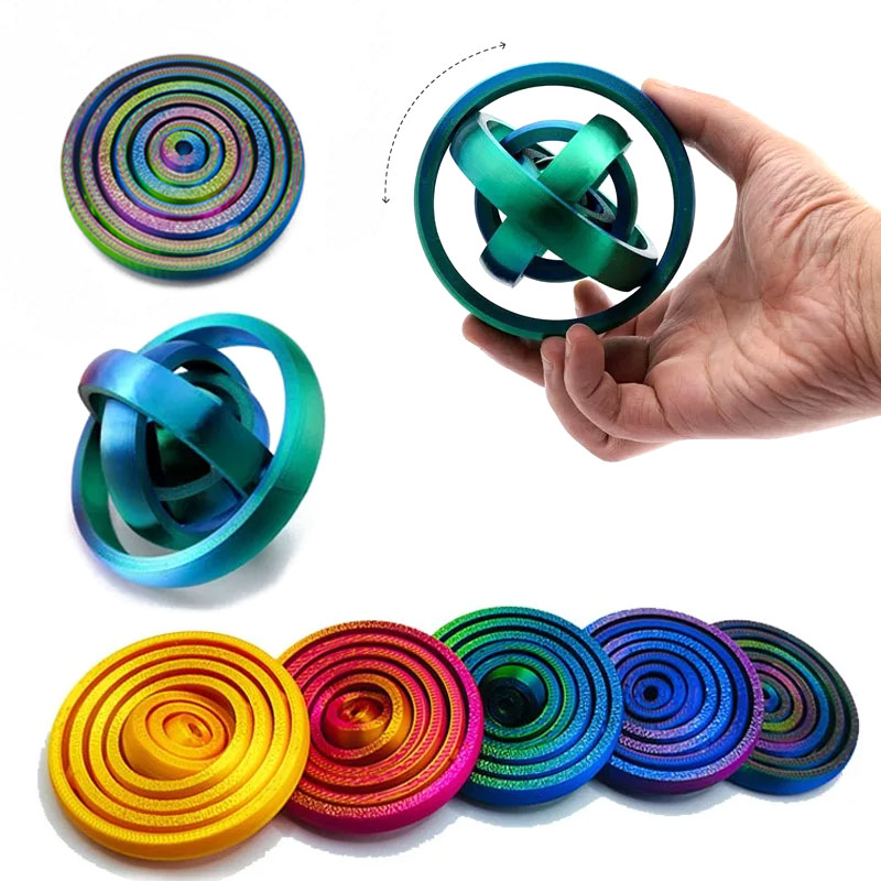 3D Printing Toys - 3D Baskılı Dönen Top Oyuncak O-Şekilli