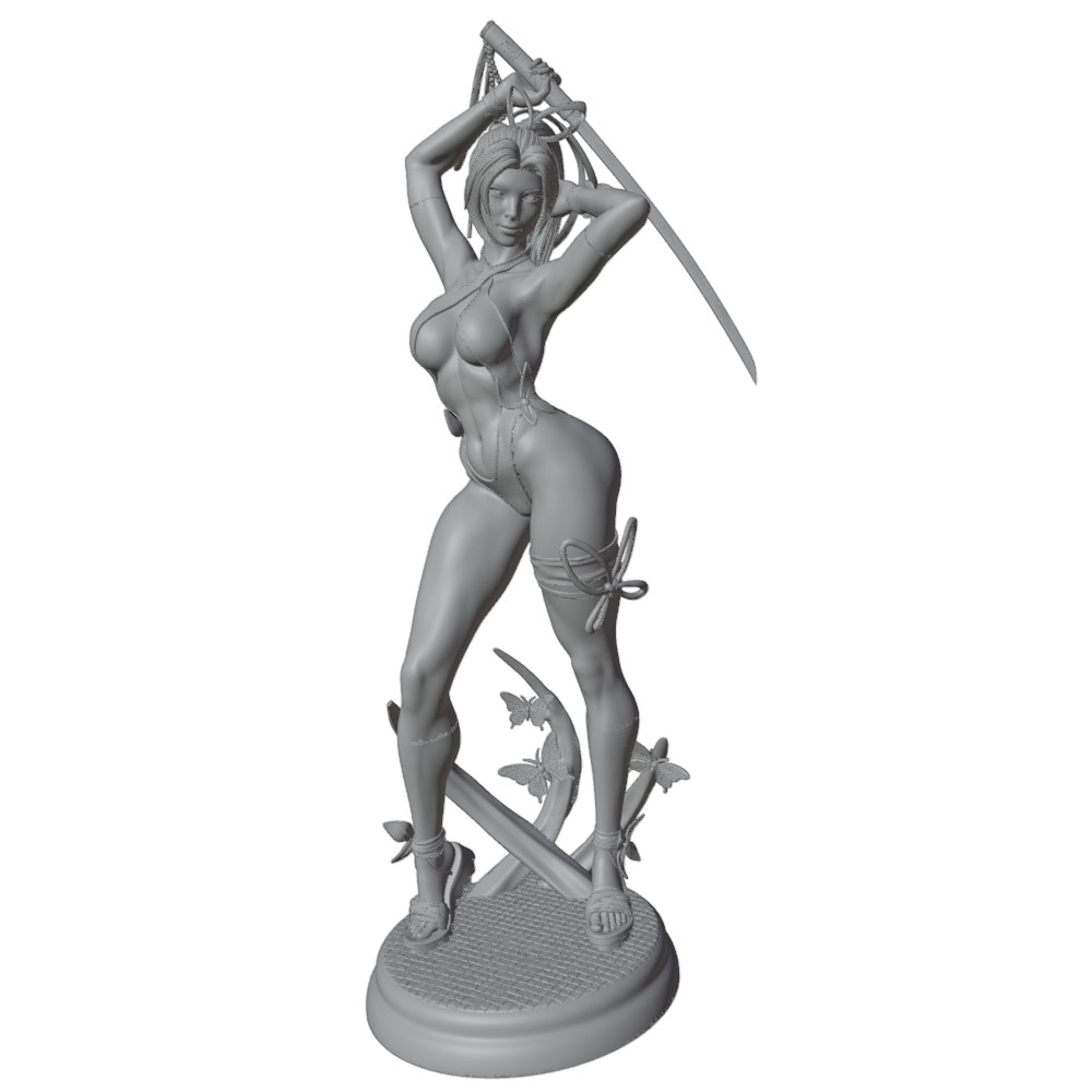 1/24 Kadın 	 Savaşçı Reçine Mo - 3D Printing App incelemesi ve fiyatı