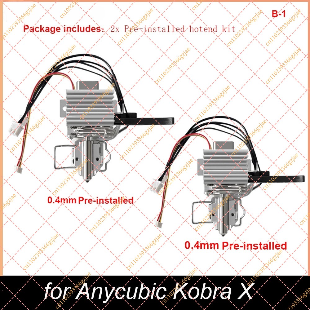 Anycubic Kobra X için 0,4 mm Ö - 3D Printer Hotend Kit incelemesi ve fiyatı