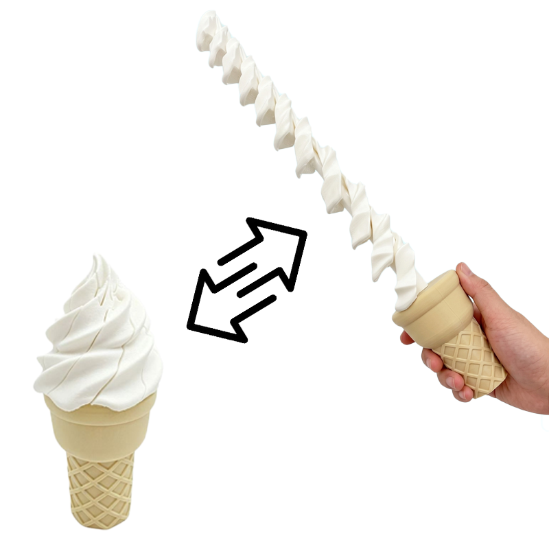 3D Baskılı Dondurma Şeklinde G - 3D Printing Toys incelemesi ve fiyatı