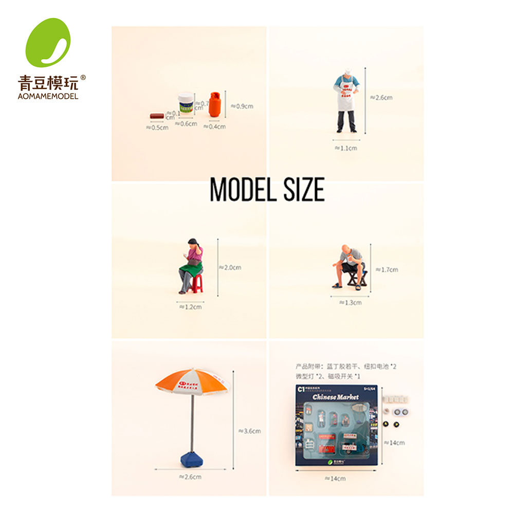 1/64 Gece pazarı Model Kiti-Yü - 3D Printing App incelemesi ve fiyatı