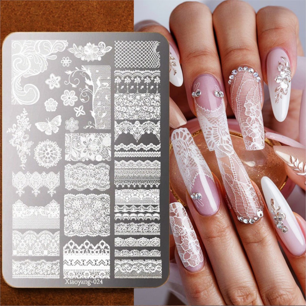 9*15 cm 3D Dantel Kelebek Nail - 3D Printing Template incelemesi ve fiyatı