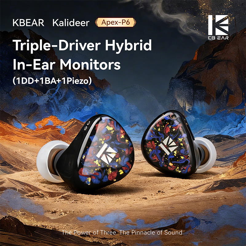 KBEAR Kalideer Apex-P6 1DD+1BA - 3D Printing Office Setup incelemesi ve fiyatı