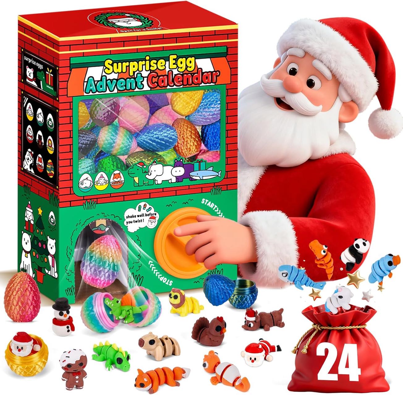 24 adet 3D Baskılı Sürpriz Yum - 3D Printing Toys incelemesi ve fiyatı